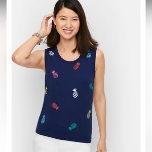 TALBOTS CHARMING SHELL - TOSSED PINEAPPLE